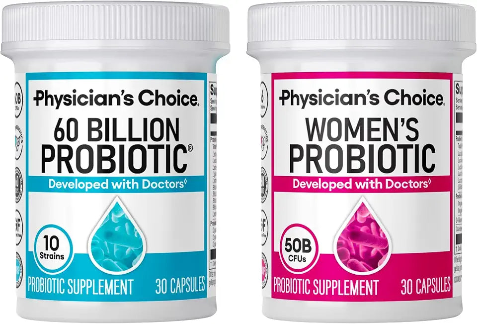 Probiotics 60 Billion CFU & Women's Prebiotics & Probiotics H734092