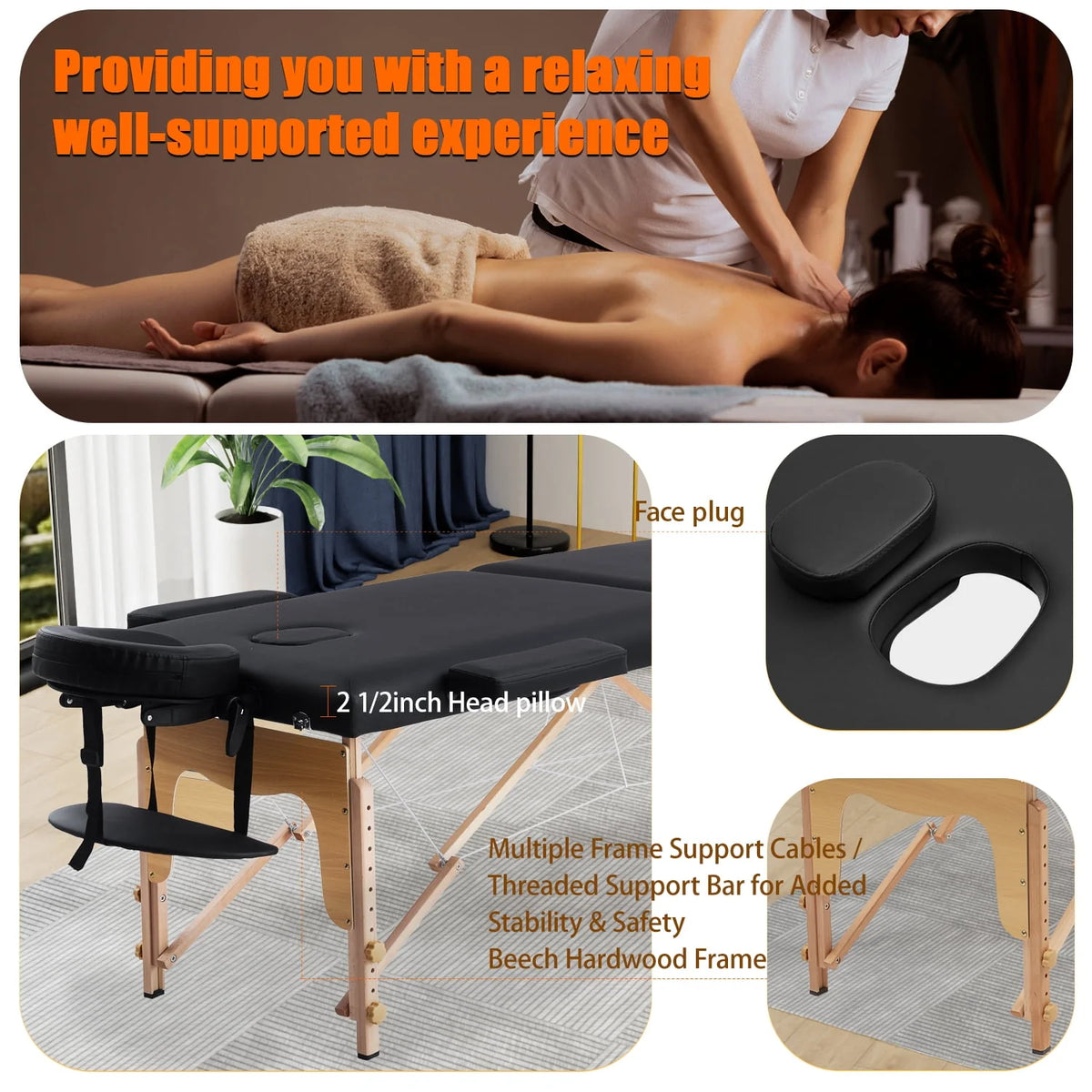 84 inch Adjustable Portable Massage Table Y540214