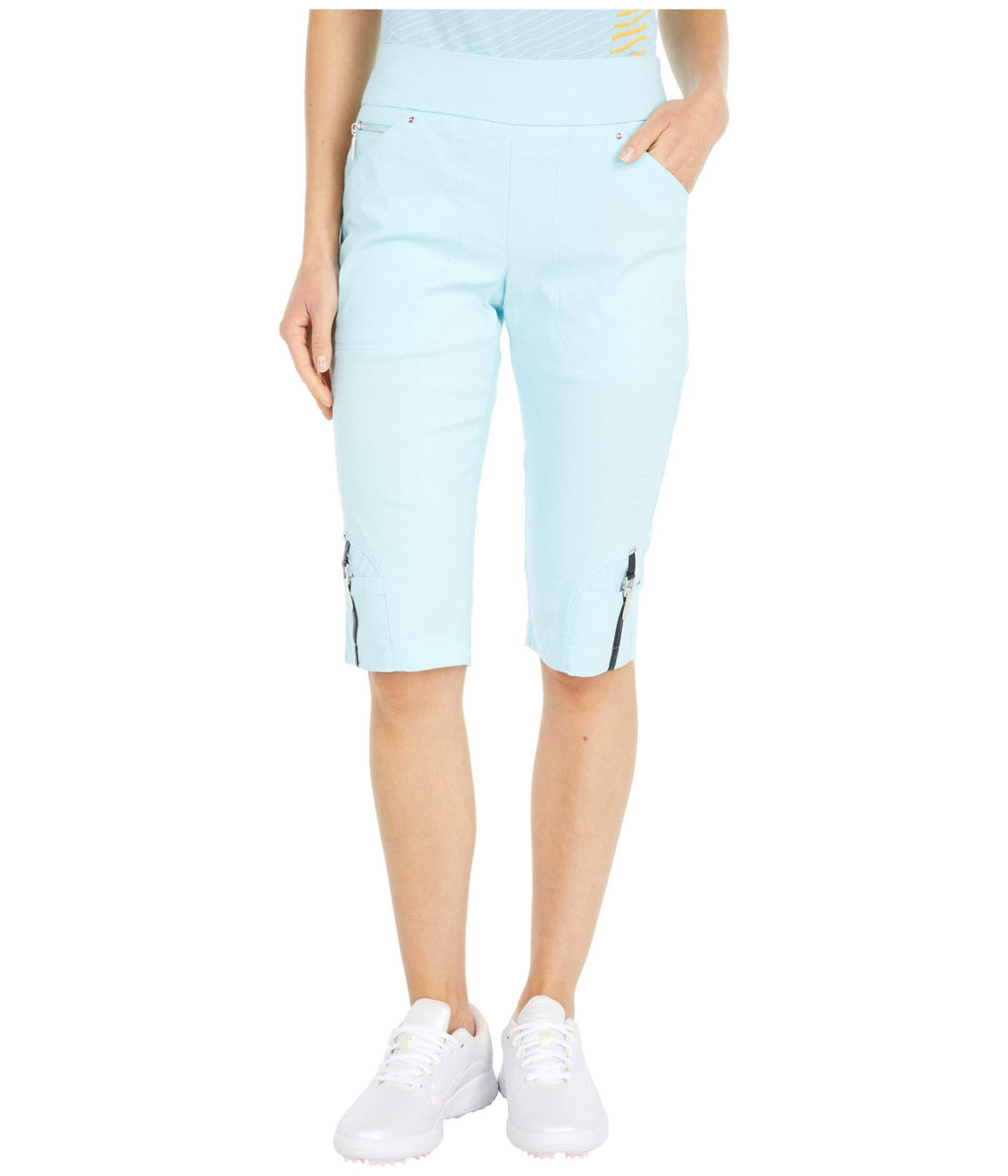 Skinnylicious Pull-On Knee Capris G720