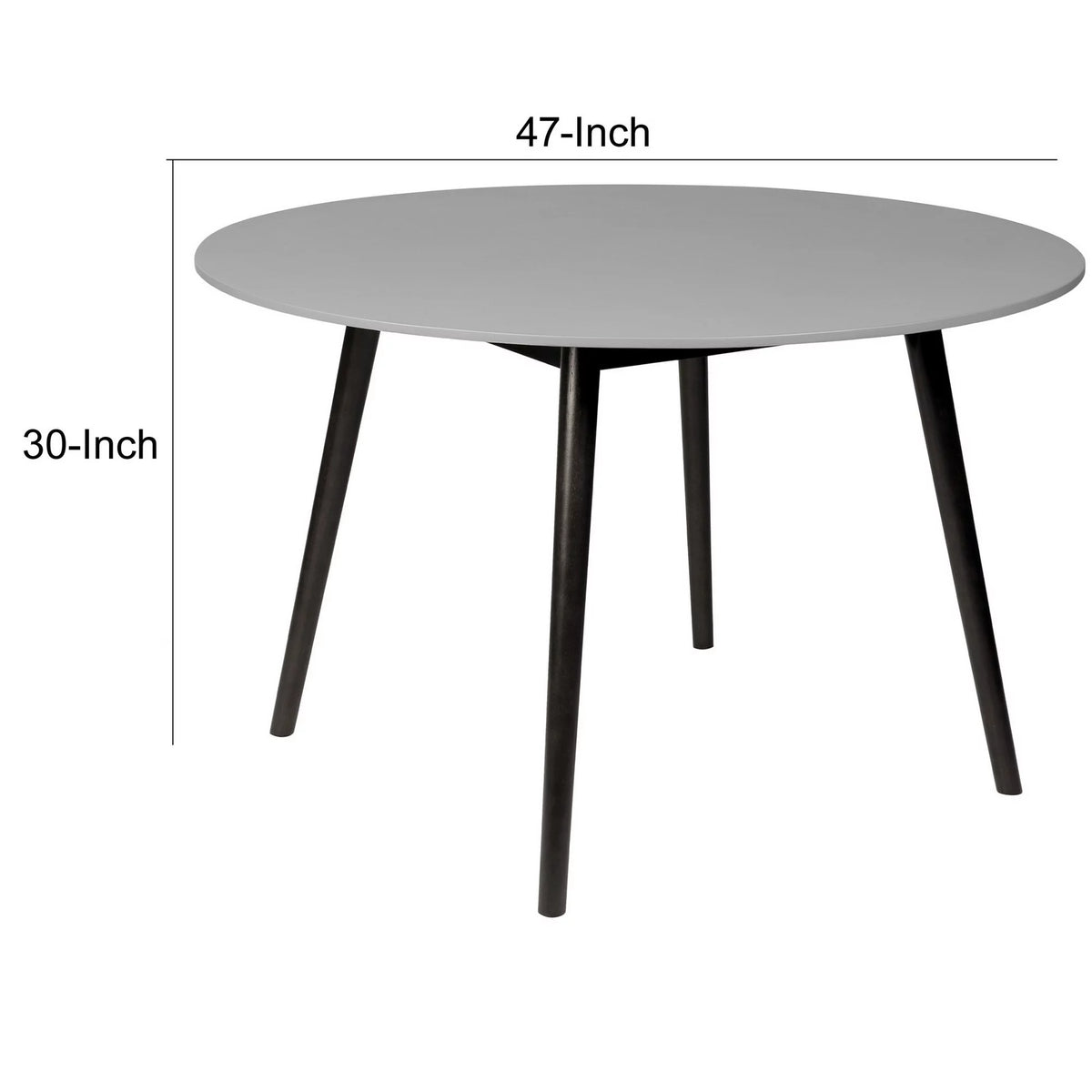 47 Inch Round Stone Dining Table Y78767