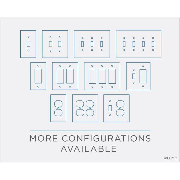 Matte Black Single Rocker Switch Plate (25-Pack) Z146681