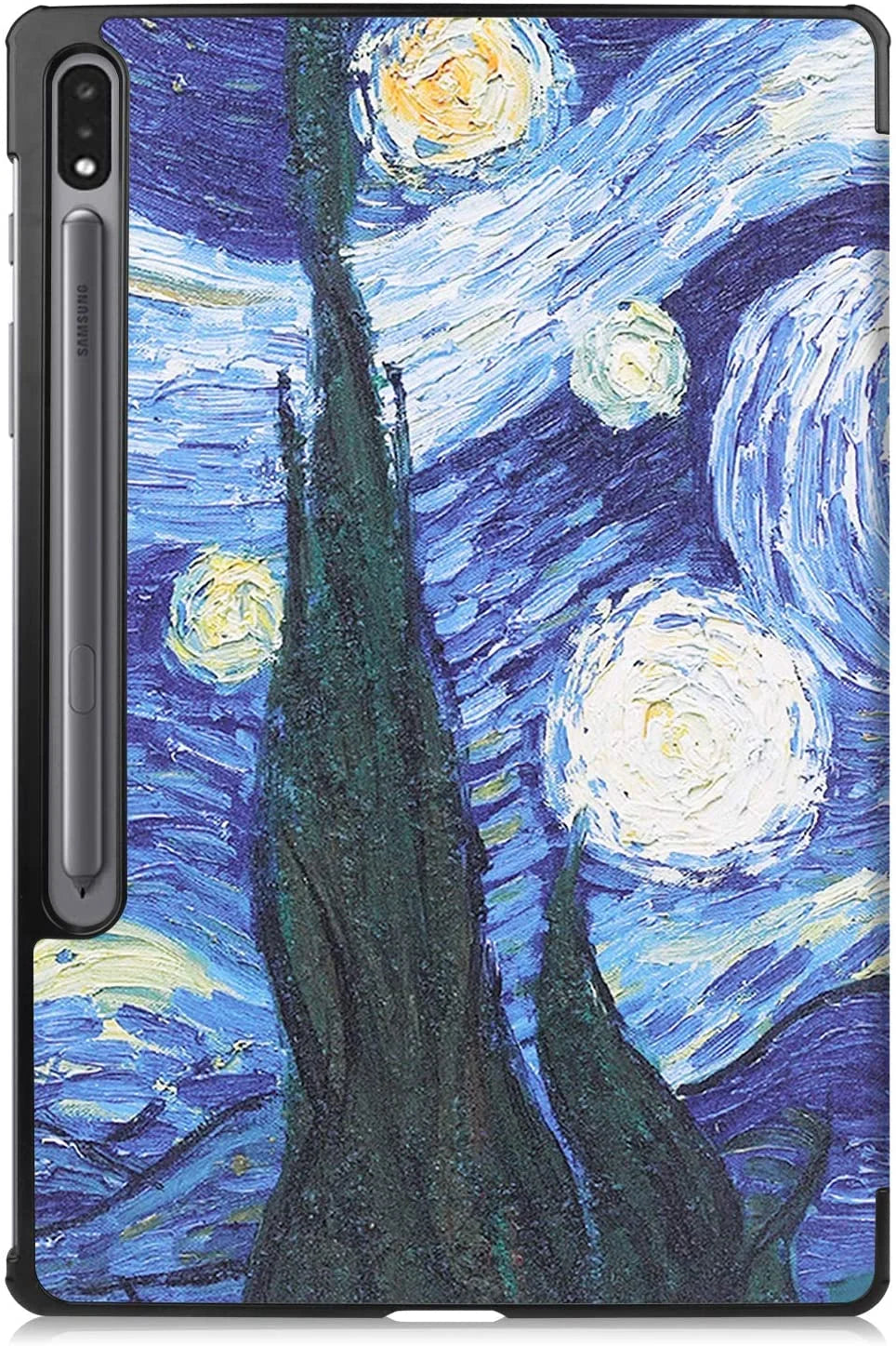 Lightweight PU Leather Tri-Fold Stand Case for Galaxy Tab S8 Ultra 14.6" N4285