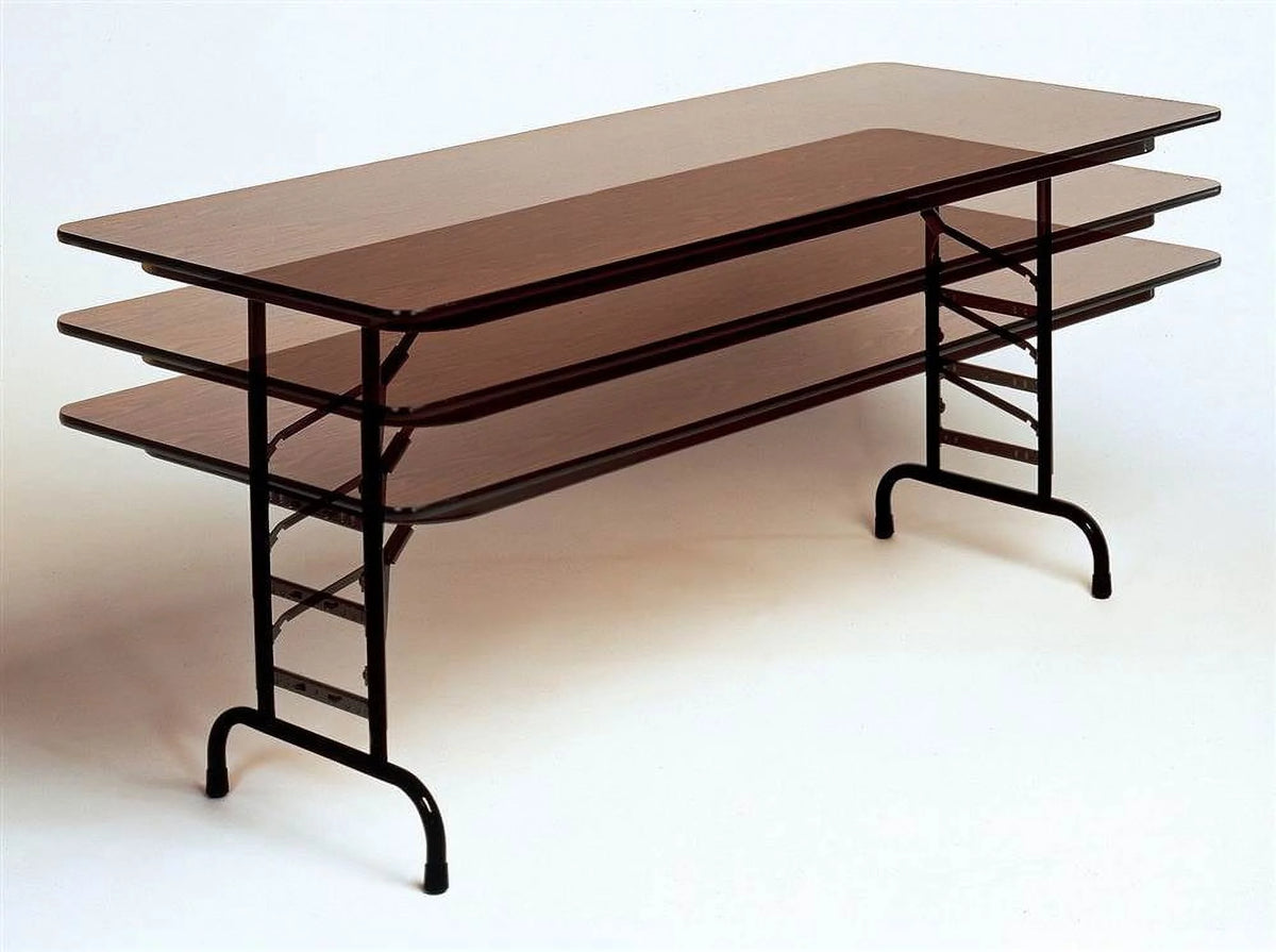 Adjustable Height Melamine Folding Table G3981