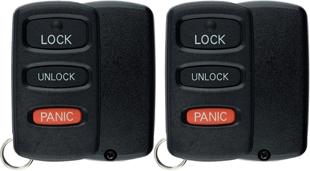 Keyless Entry Remote Car Key Fob for Mitsubishi Montero (Pack of 2) Z2252