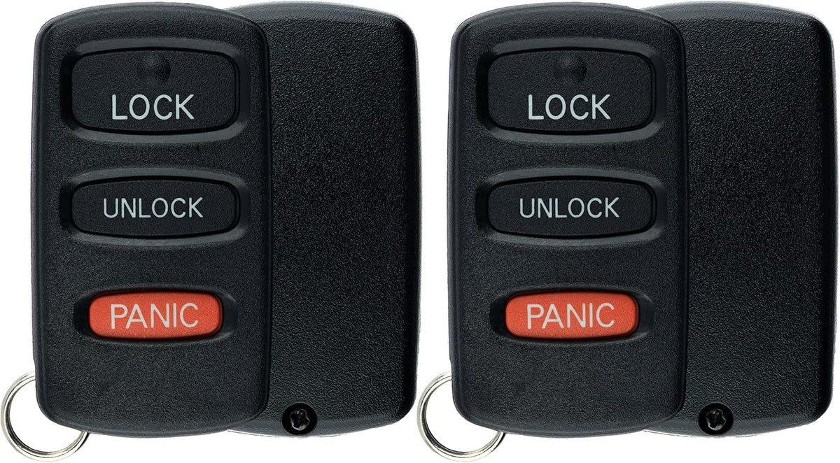 Keyless Entry Remote Car Key Fob for Mitsubishi Montero (Pack of 2) Z2252