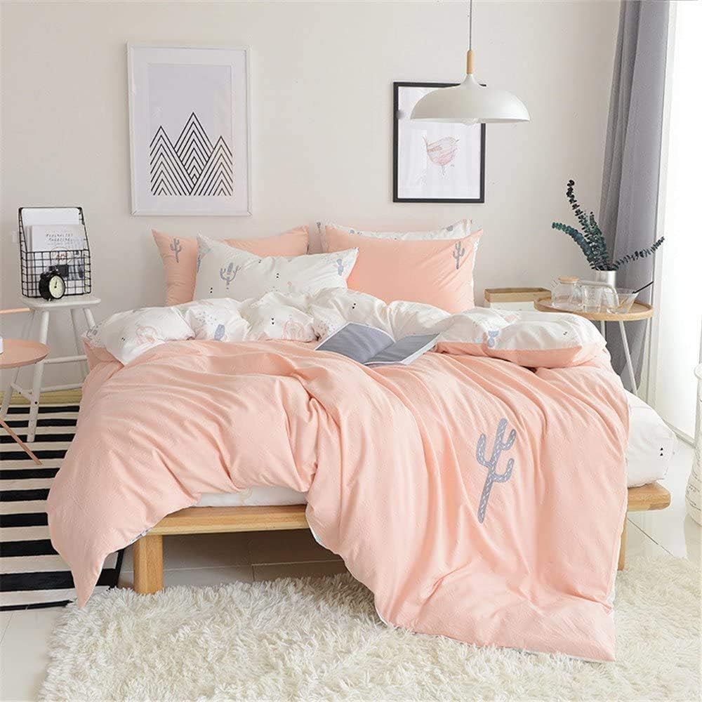 Pink Queen Cactus Duvet Cover Set V251581