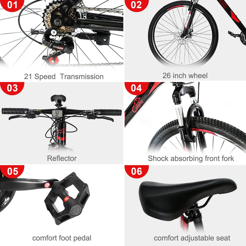 Lightweight 21-Speed Mountain Bike A4864