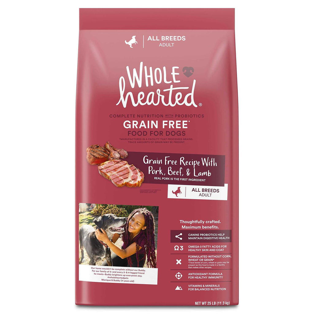 Grain Free Pork Beef & Lamb Recipe Dry Dog Food O4636