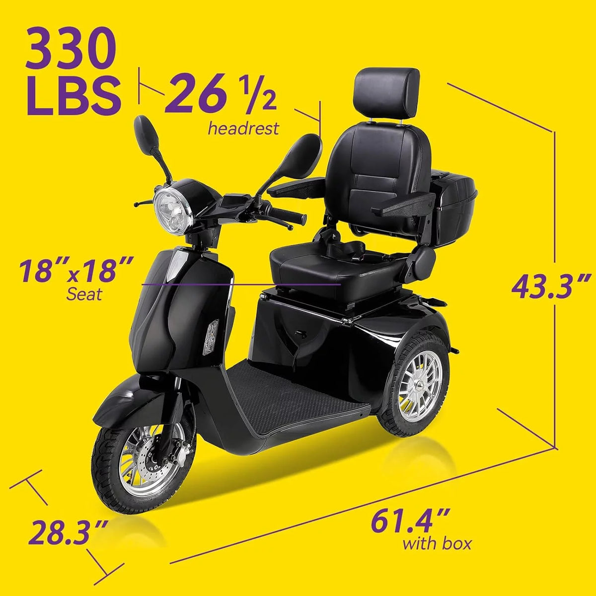 Adjustable Electric Wheelchair W24000