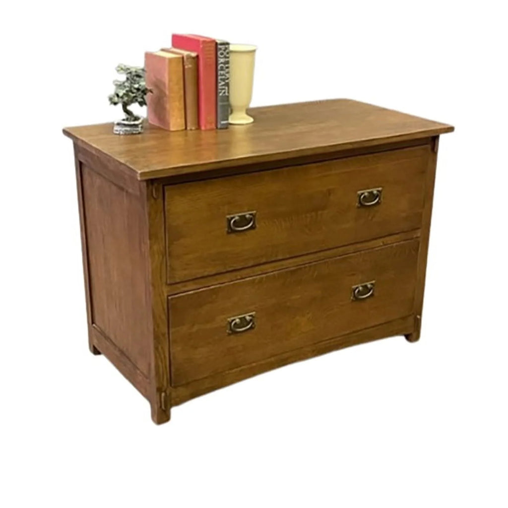 2-Drawer Wood Lateral File Cabinet in Oak A718