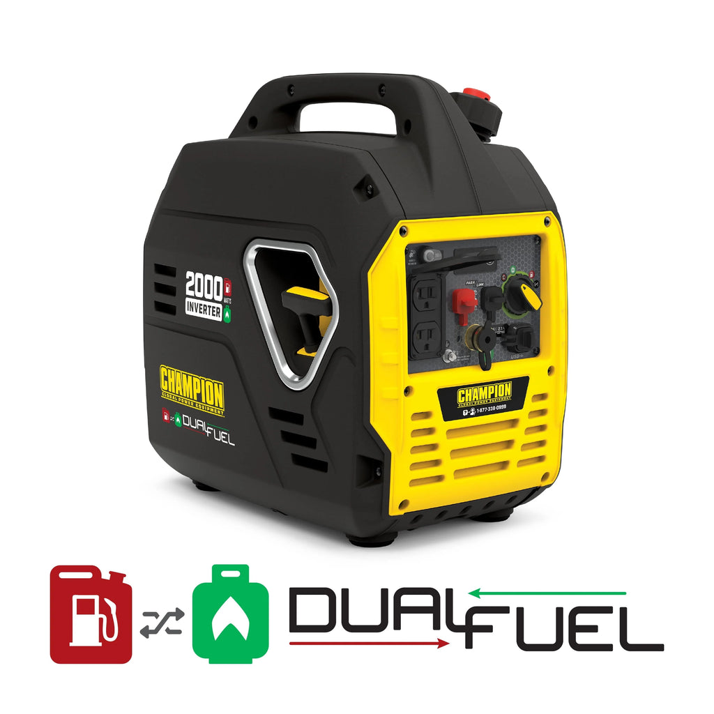2000 Watt Dual Fuel Inverter Generator O188998