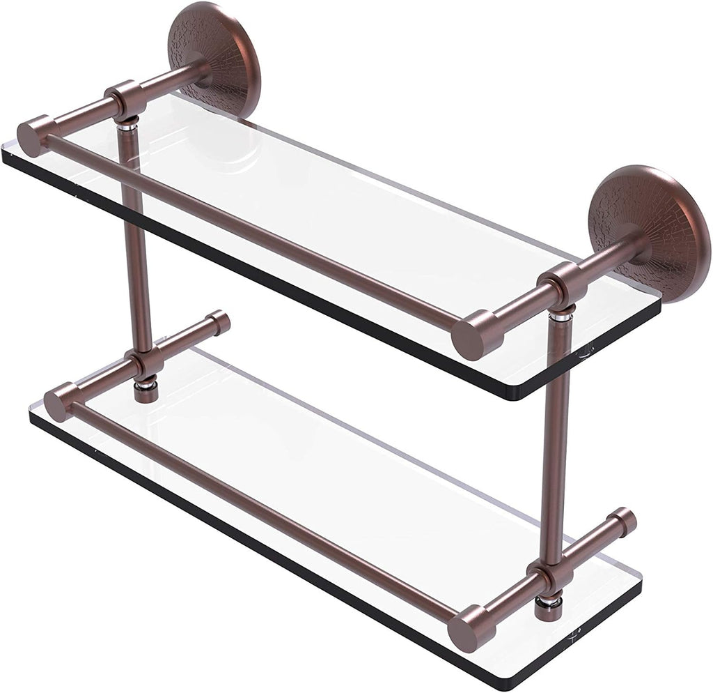 Satin Chrome Glass Shelf O25498