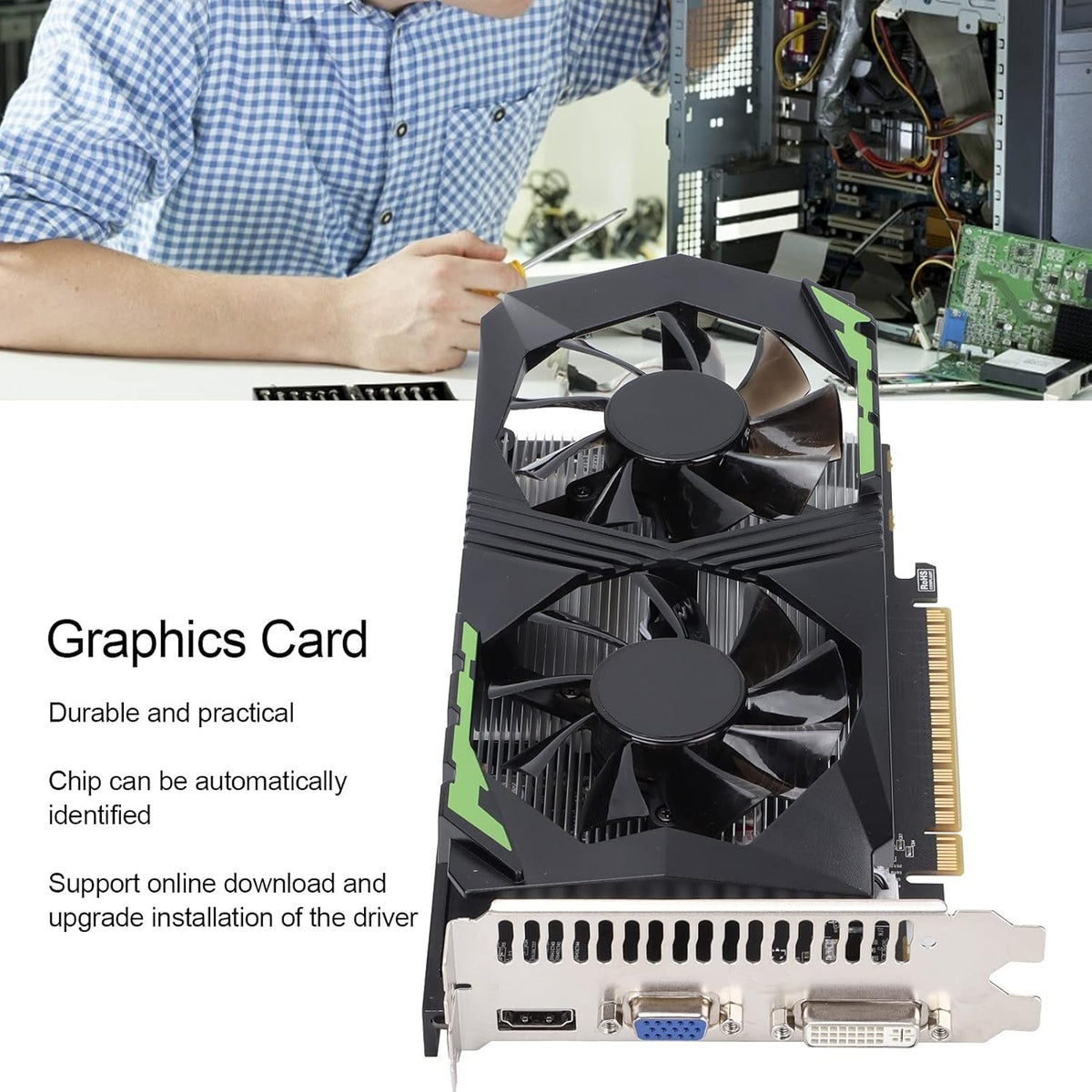 4GB DDR5 128bit PCI Express 2.0 Graphics Card H8322