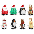 8pcs Christmas Wind Up Toys V1690