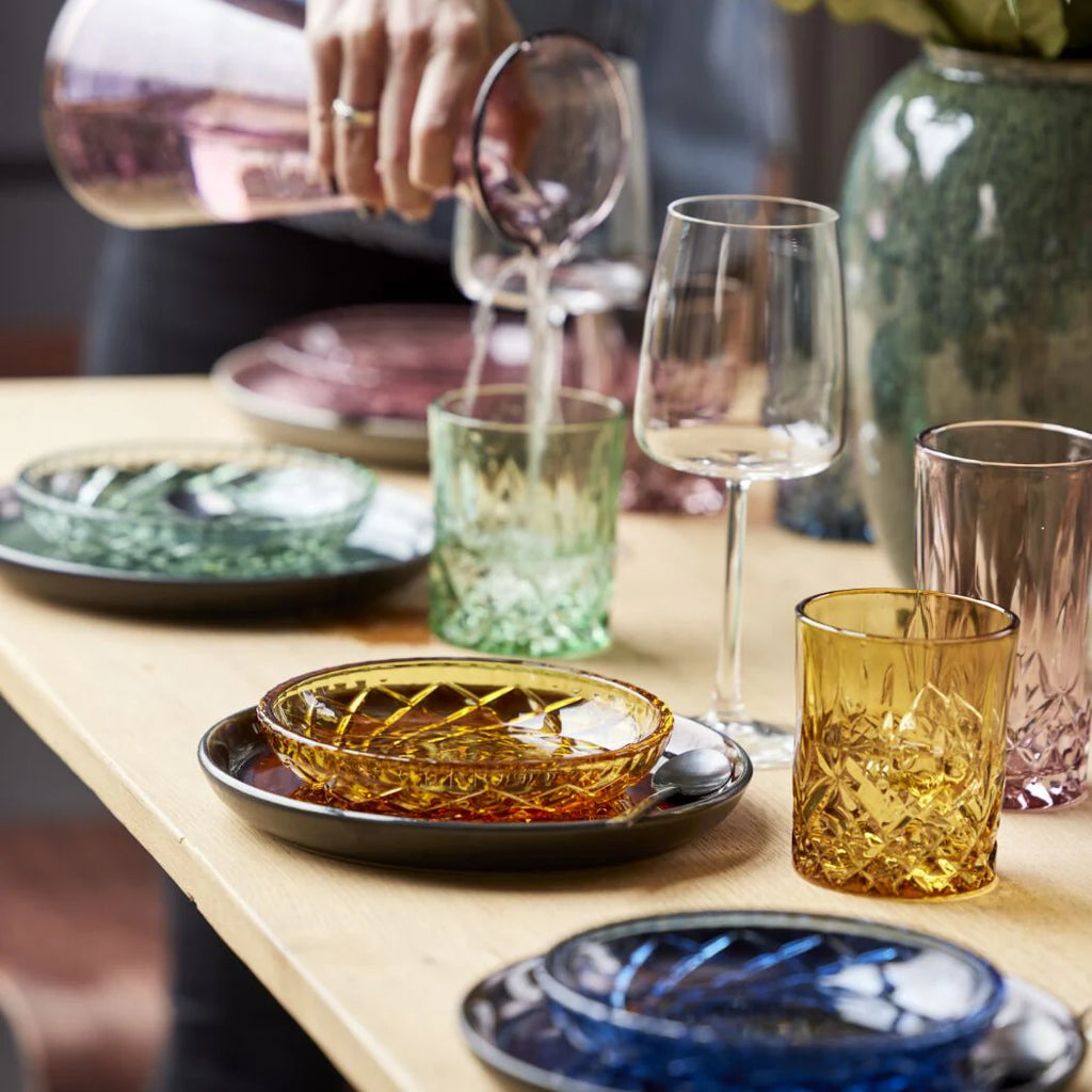 Blue 4pcs Highball Glass P625