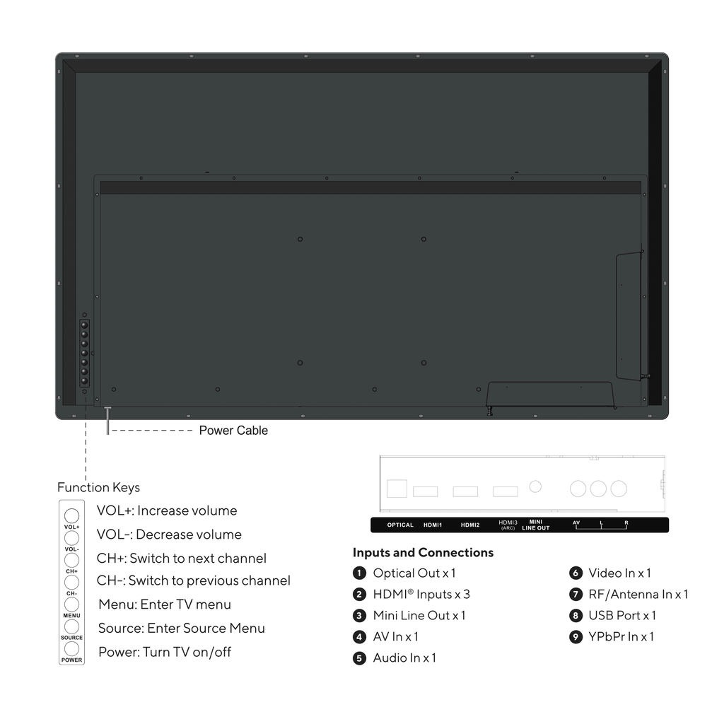 43 Inch 4K UHD LED Outdoor Smart TV S77283