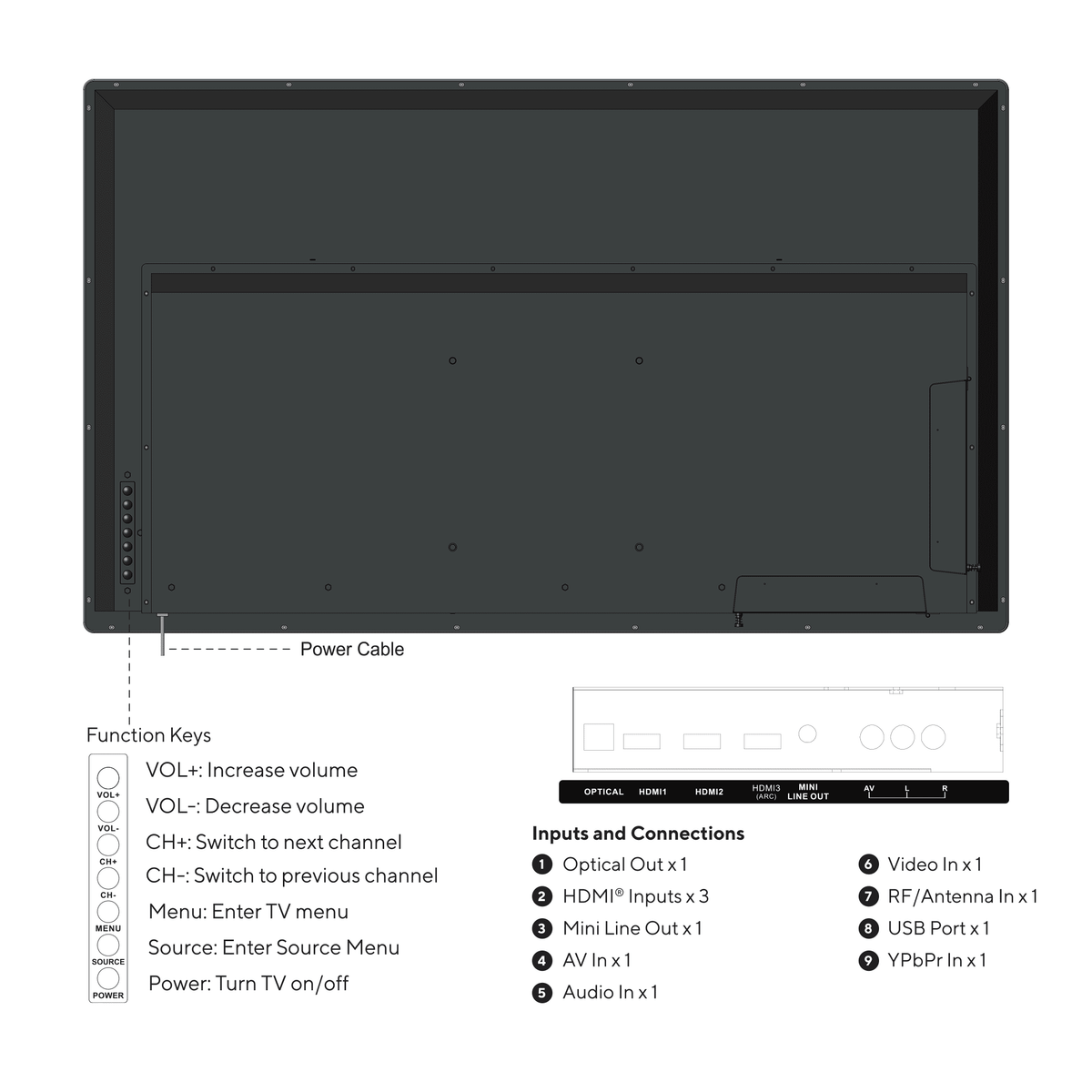 43 Inch 4K UHD LED Outdoor Smart TV S77283