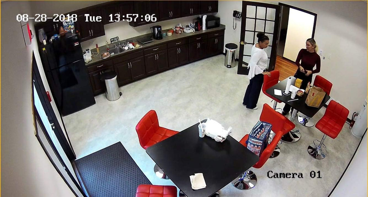 4MP PoE Security IP Camera Mini Dome Wide Angle 2.8mm Lens EXIR Audio and Alarm in and Out M69846