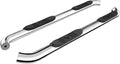 Stainless Steel Side Step Rails Nerf Bars Running Boards 2pcs with Mounting Bracket Kit P7666