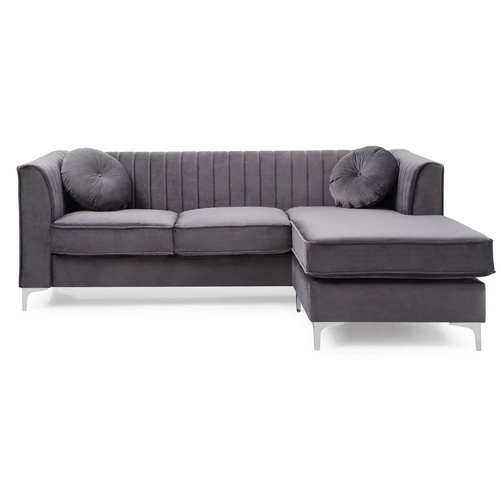 Gray Sofa Chaise Q76937