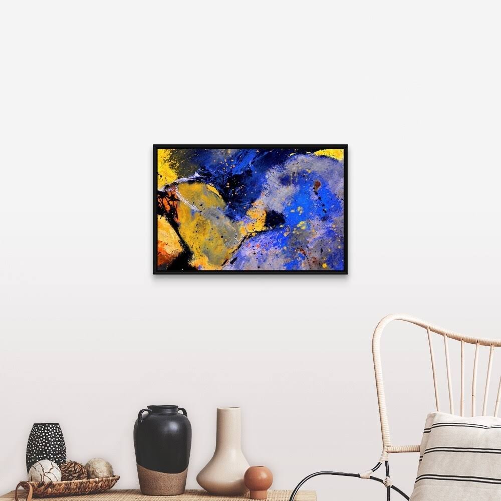 Black Float Frame Canvas Art P277