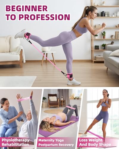 Resistance Bands Set with Cuffs, Set of 8 X96070