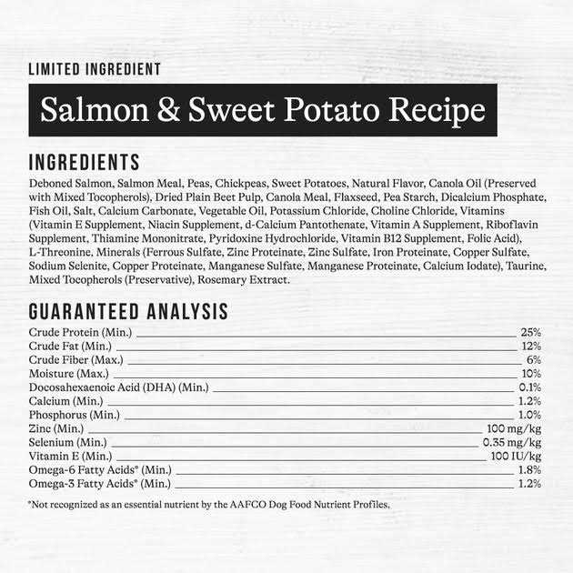 Grain-Free Sweet Potato Recipe Dry Dog Food U423380