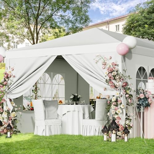 10'x30' Waterproof Party Tent with Removable Sidewalls & 2 Doors L27279