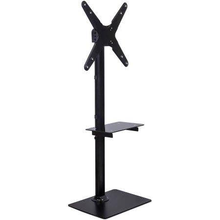 Freestanding TV Stand with Glass Shelf D869