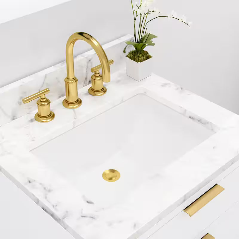 Adjustable Widespread 2-Handle High Arc Lavatory Faucet L720350