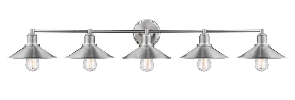 Polished Nickel 5 Light Vanity V4976