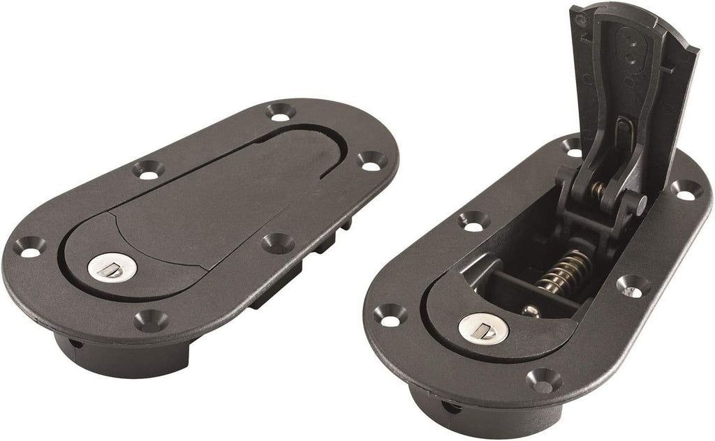 Black Pack of 2 Hood Latch and Pin Kit X238250