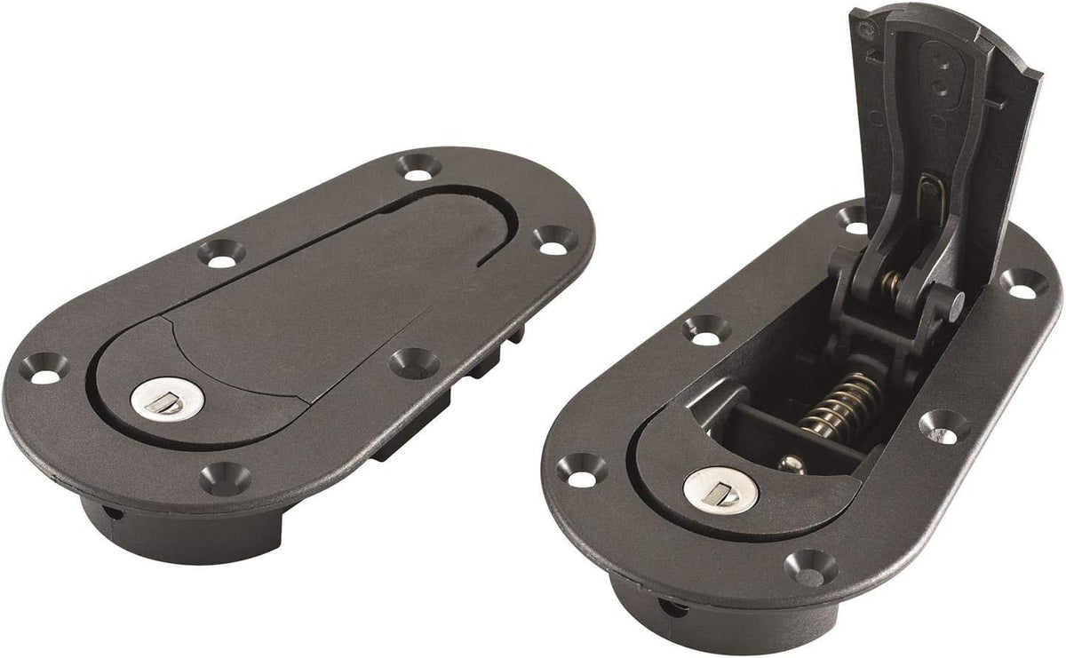 Black Pack of 2 Hood Latch and Pin Kit X238250