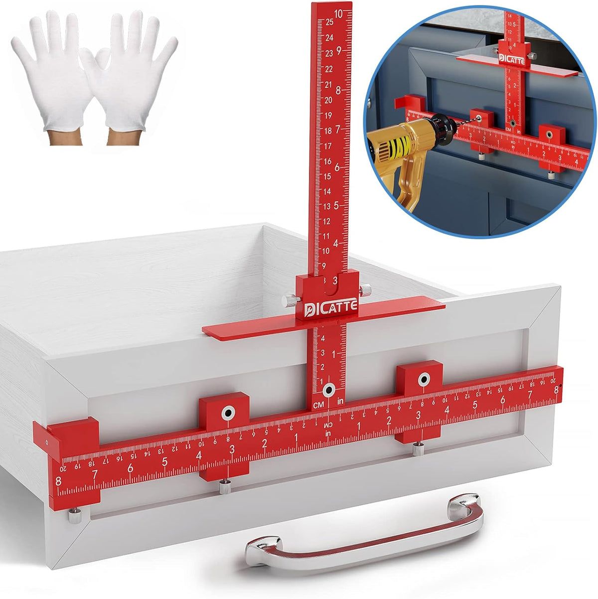 Thickened Aluminum Alloy Cabinet Hardware Jig L17825