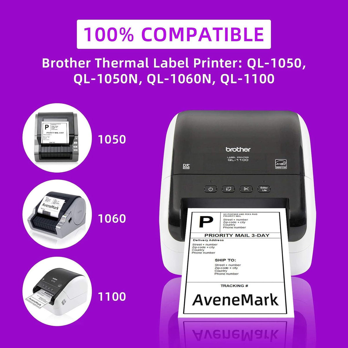 4 x 6 Shipping Label 2400 Labels Pack of 2 M238614