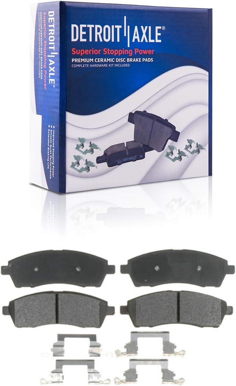 Rear Disc Rotors and Brake Pads 4pc Set R4696