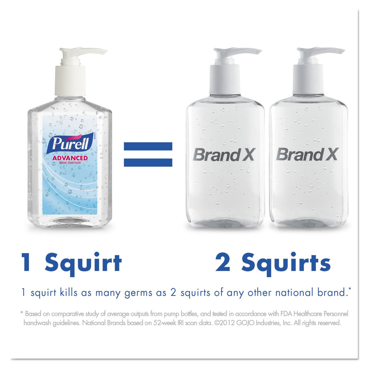 8 fl oz Pump Bottle Pack of 12 Hand Sanitizer Gel Y20484