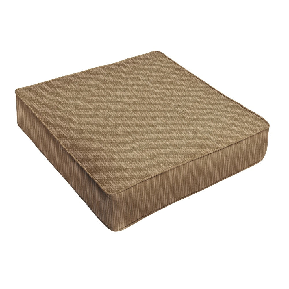 Brown Indoor/Outdoor Deep Seating Cushion 29 in w x 27 in d O333