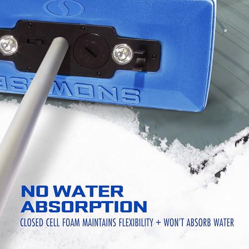 18-Inch Foam Head Snow Broom Ice Scraper V8368