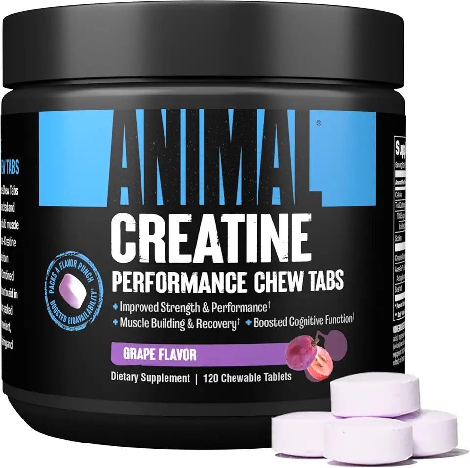 Omega 3 & 6 Supplement with Creatine Chews Tablets P196