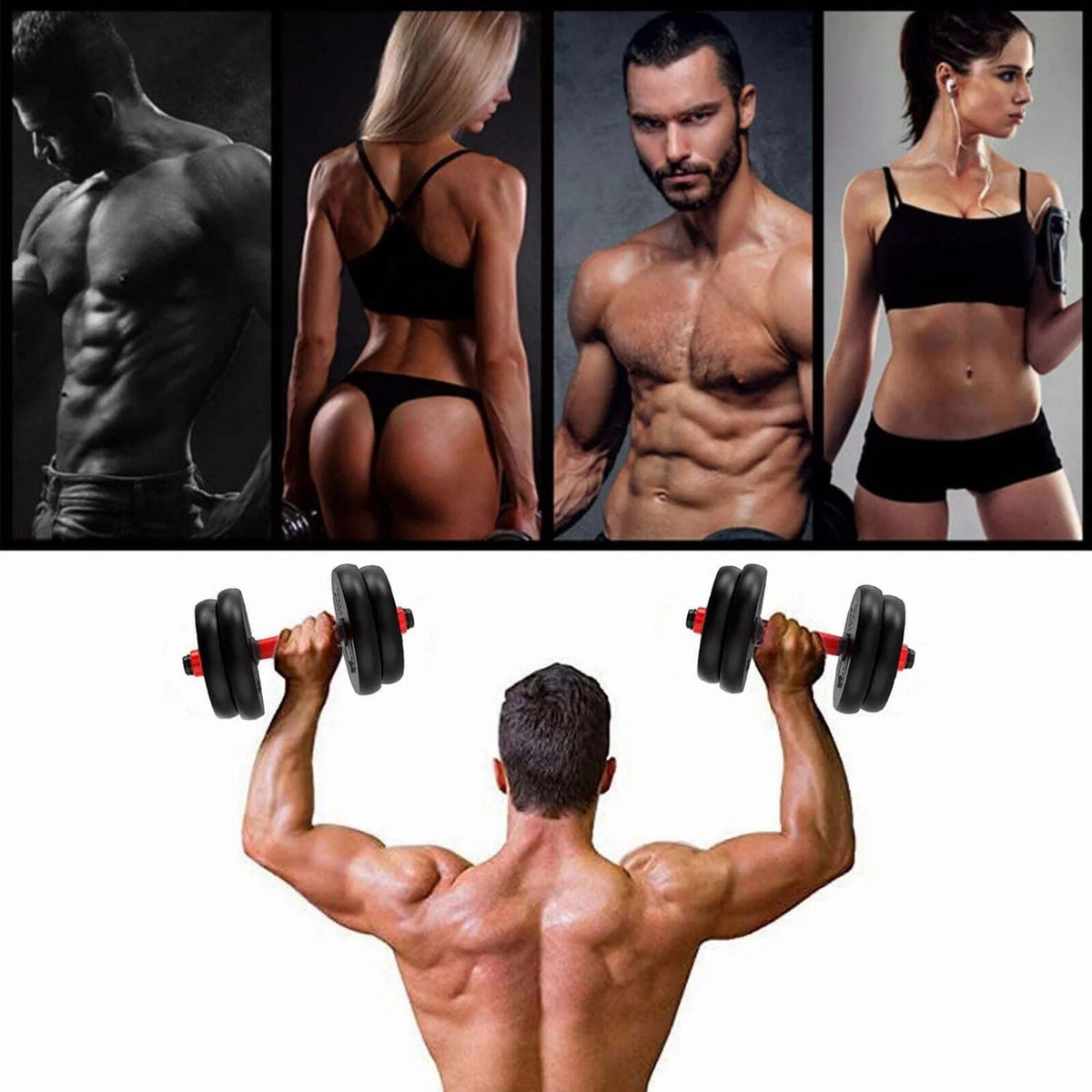 Adjustable Dumbbells Free Weight Sets I8133