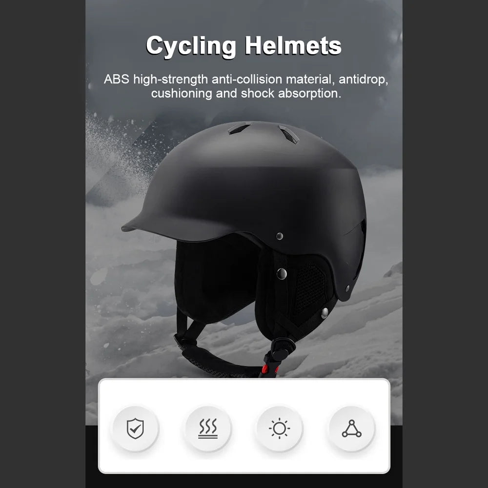 Reinforced ABS Winter Warm Cycling Helmets L709