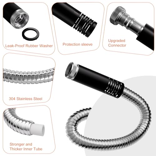50ft Non-Expanding Garden Hose with 8-Layer Latex Core Z46772