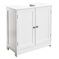 White Under Sink Bathroom Vanity Cabinet with Shelves I106