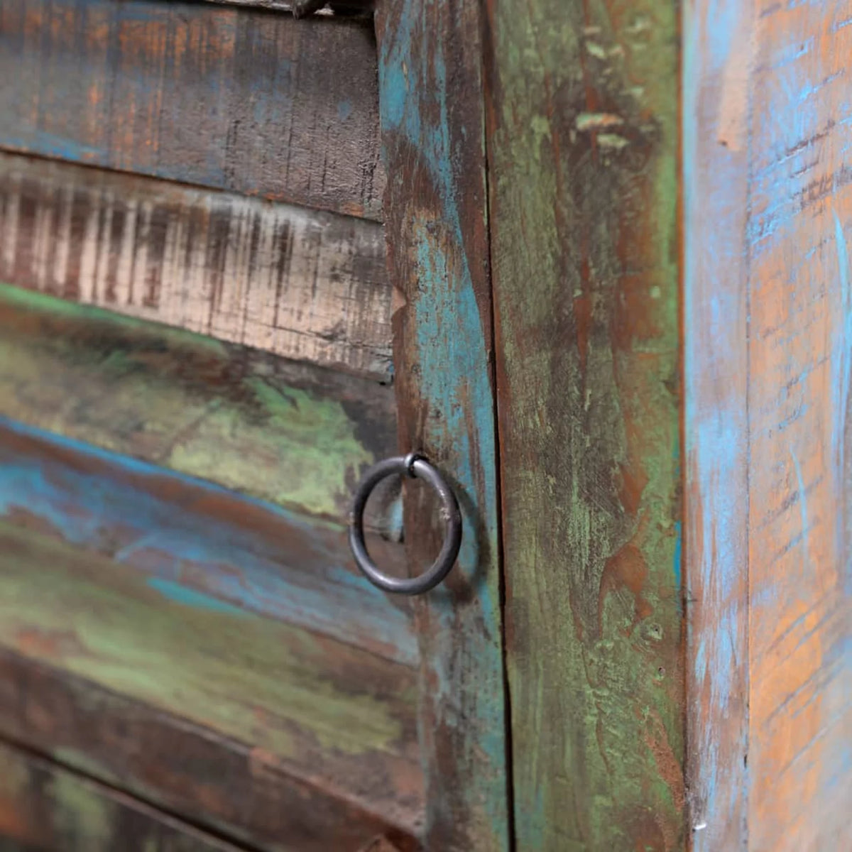 End Table with 1 Drawer 1 Door Reclaimed Wood G42719