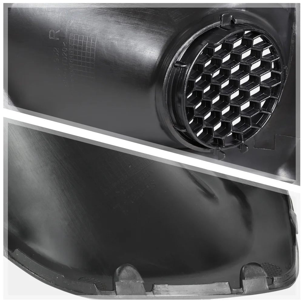 Black OE Replacement Front Bumper Fog Light Bezel Cover C3611