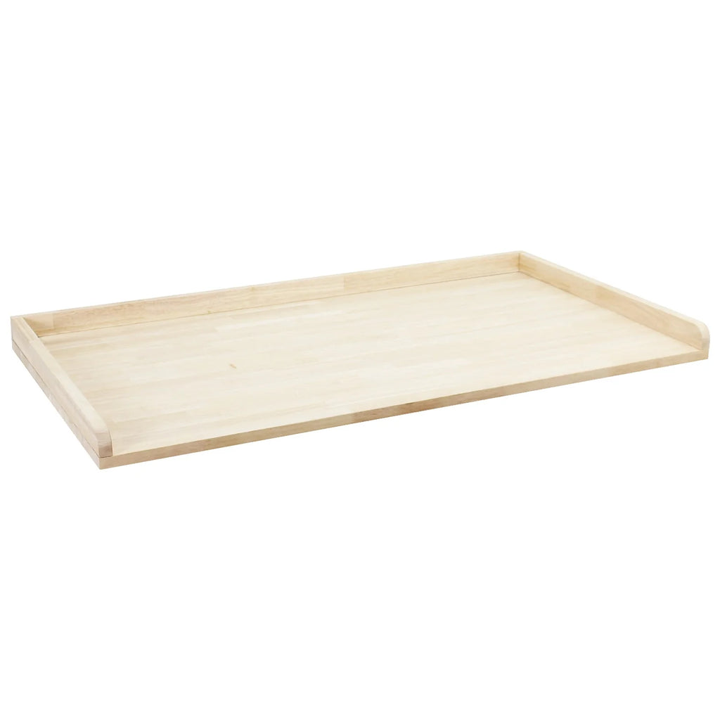 Lacquered Butcher Block Countertop with Edge Rails H351