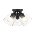 Black Flush Mount Light R982088