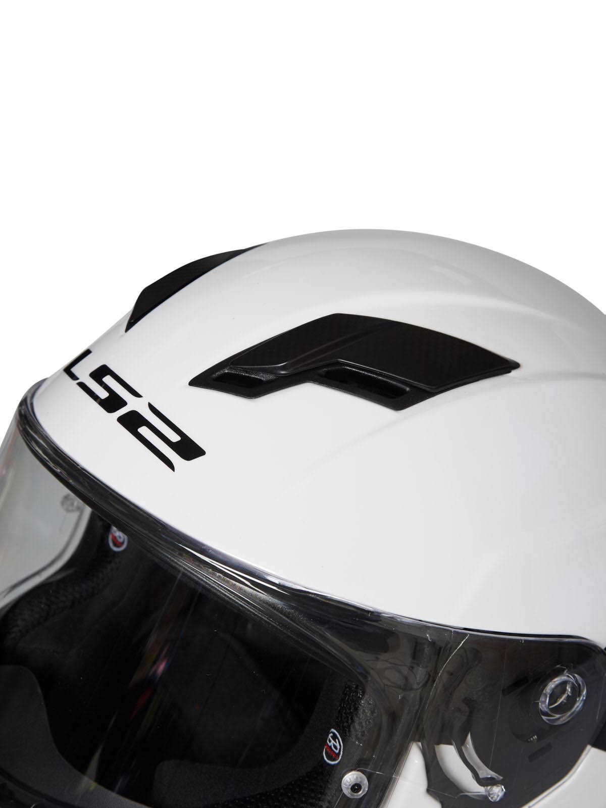 Solid White Motorcycle Helmet P224
