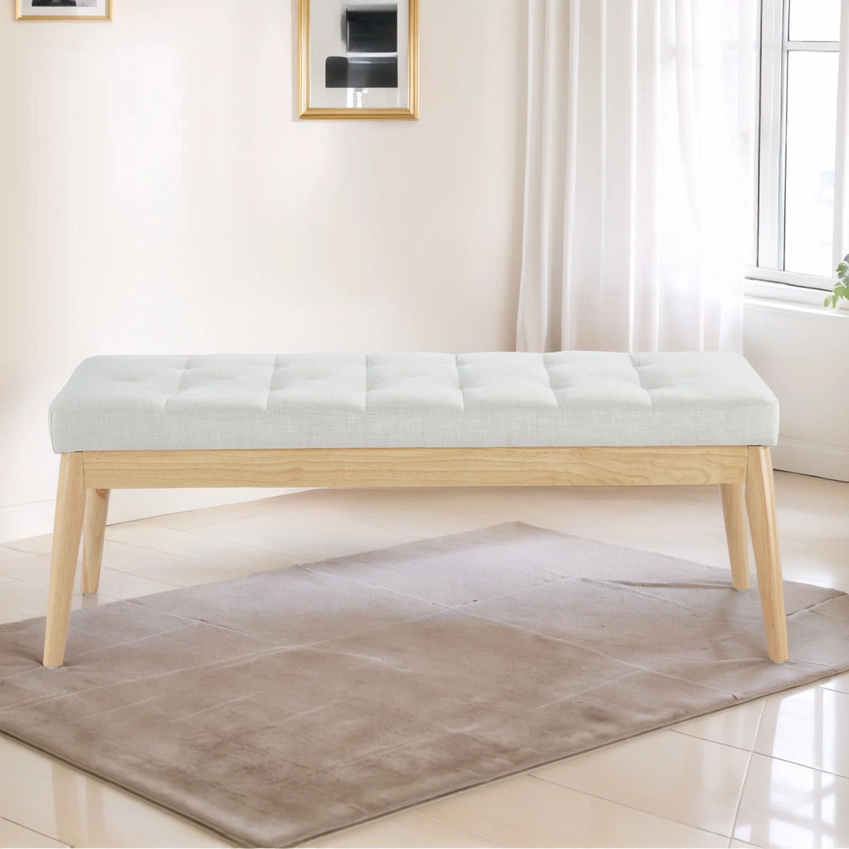 Solid Wood Dining Bench Q228